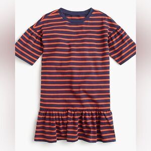 J. Crew Girls' drop-waist dress in stripes